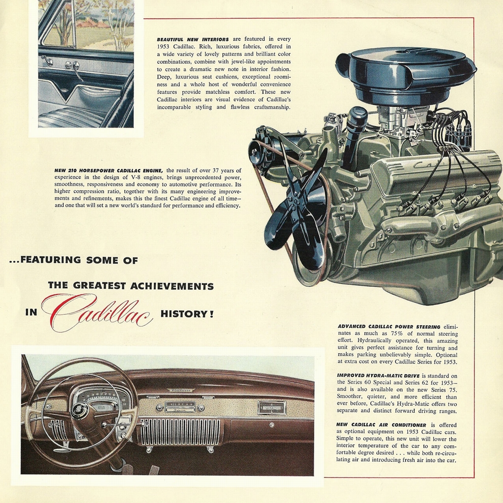 1953 Cadillac Brochure Page 1